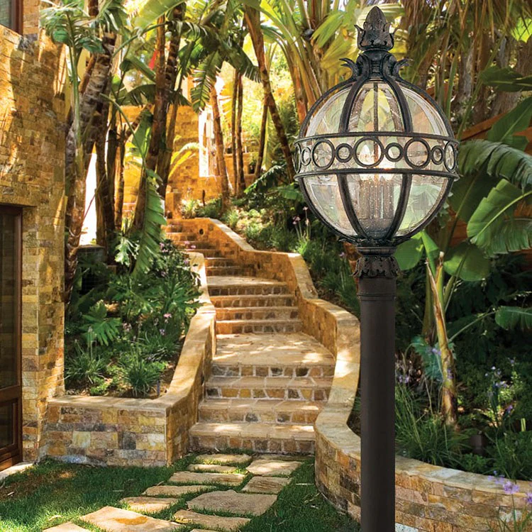 Campanile Four-Light Extra-Large Outdoor Post Lantern - Frankwebs