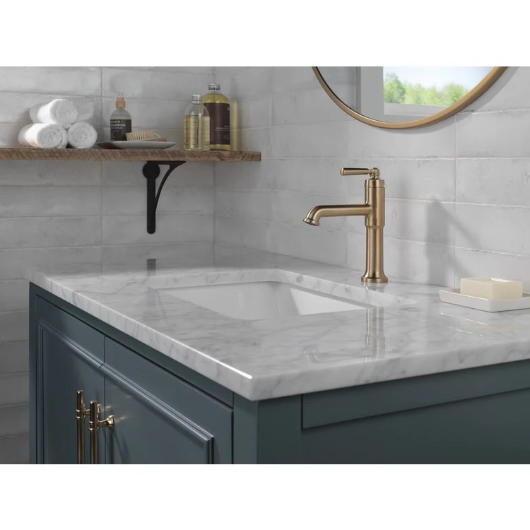 Lavatory Faucet Saylor 1 Lever ADA WaterSense Brilliance Champagne Bronze 1.2 Gallons per Minute 4-1/2 Inch - Frankwebs