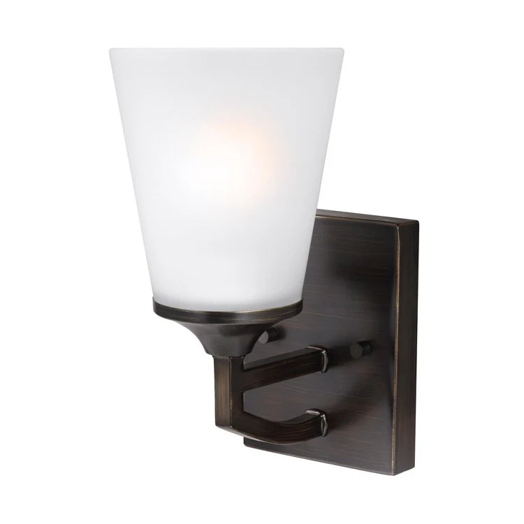 Hanford Single-Light Bathroom Wall Sconce - Frankwebs