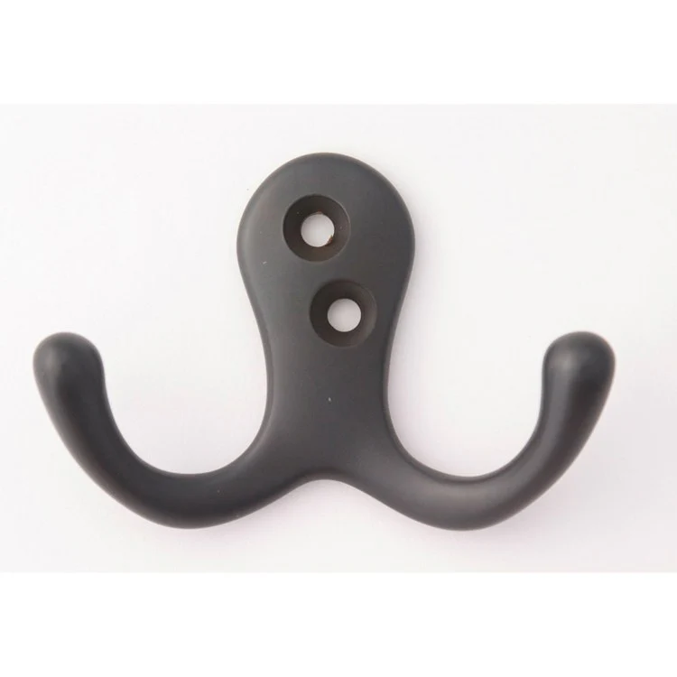 Robe Hook A903 Double Barcelona 1-3/4 Inch 7/8 Inch Wall Mount Brass - Frankwebs