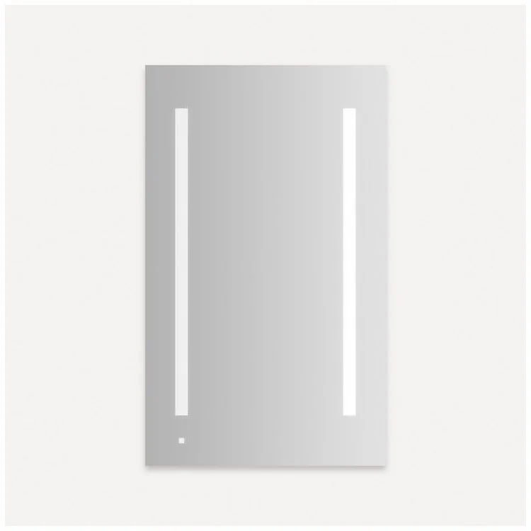 Medicine Cabinet AiO 24W x 40H x 4D Inch 1 Doors Mirror Flat Top Aluminum Yes Right Hand Side Recessed/Surface Cool White LUM Lighting Audio 4000 Kelvin - Frankwebs