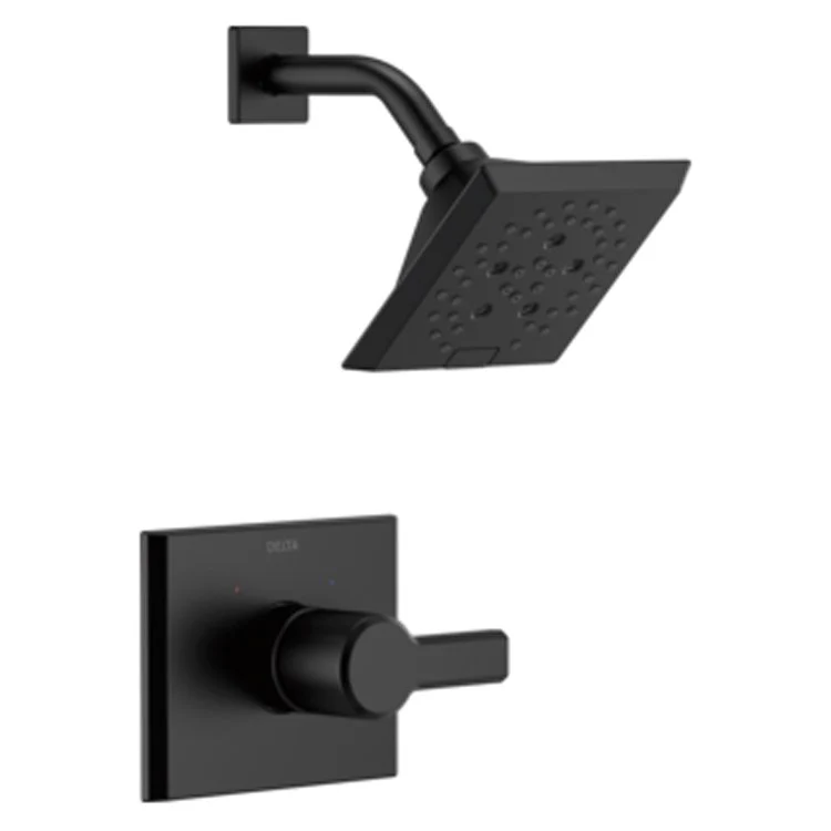 Shower Trim Pivotal Monitor 14 1 Lever Matte Black ADA 1.75 Gallons per Minute 5 Function Full Body Spray H2Okinetic Spray Full Spray with Massage Spray and Pause - Frankwebs