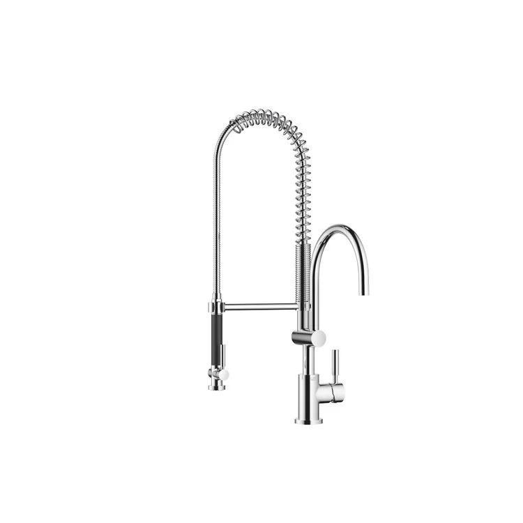 Kitchen Faucet TARA Profi Mixer 1 Lever ADA Chrome Swivel 360DEG 1.5 Gallons per Minute - Frankwebs