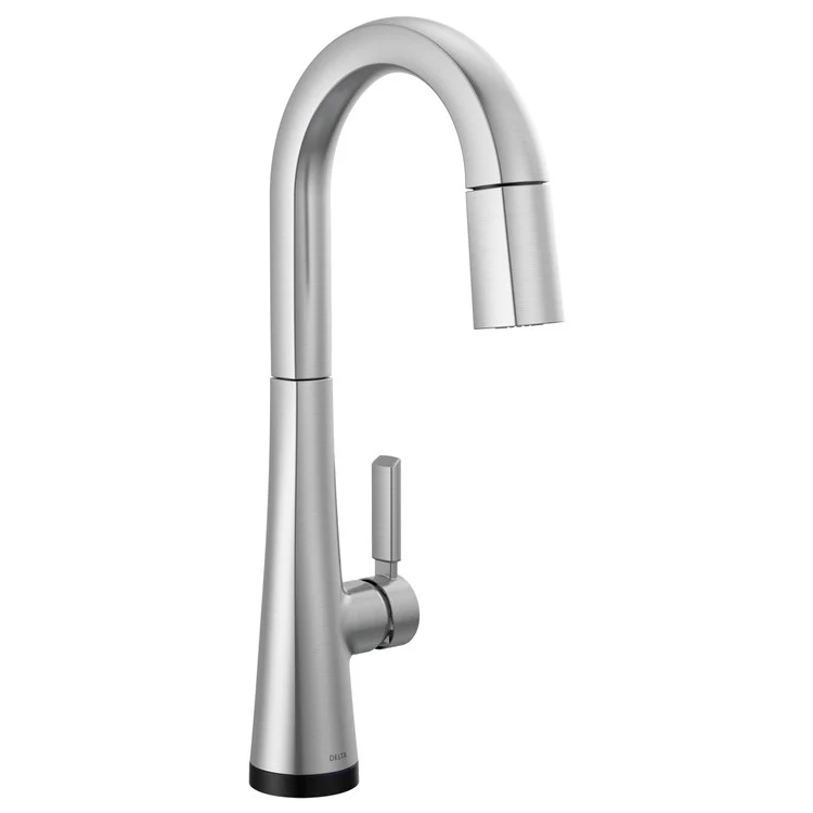 Bar Faucet Monrovia Prep 1 Lever ADA CALGreen Matte Black Touch2O with Touchless/MagnaTite Docking/VoiceIQ Compatible 1.8 Gallons per Minute - Frankwebs