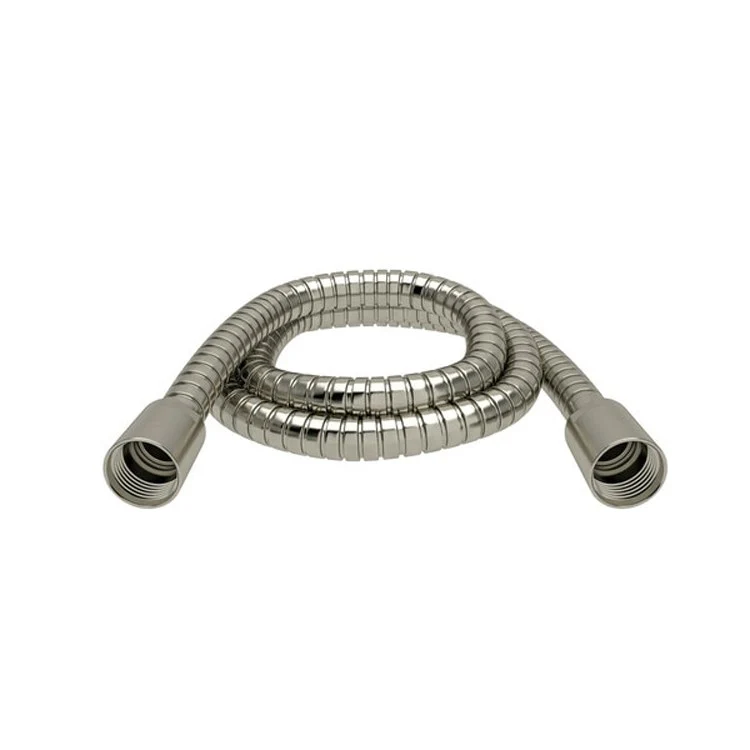 Shower Hose Assembly Double Interlock 59 Inch Brushed Nickel Conical Nut 1/2 Inch Female Metal - Frankwebs