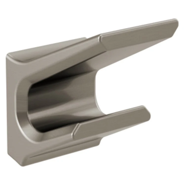 Robe Hook Pivotal Double Black Stainless 1-29/32 Inch 2-5/16 Inch Wall Mount Metal - Frankwebs