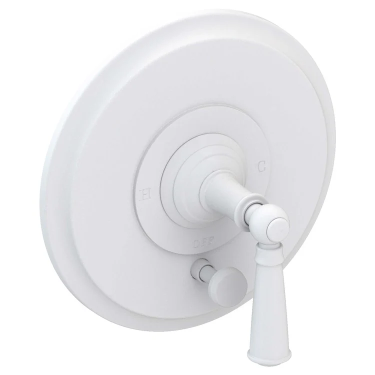 Aylesbury Pressure Balance Tub/Shower Valve Trim Only with Lever Handle - Polished Gold PVD - Frankwebs