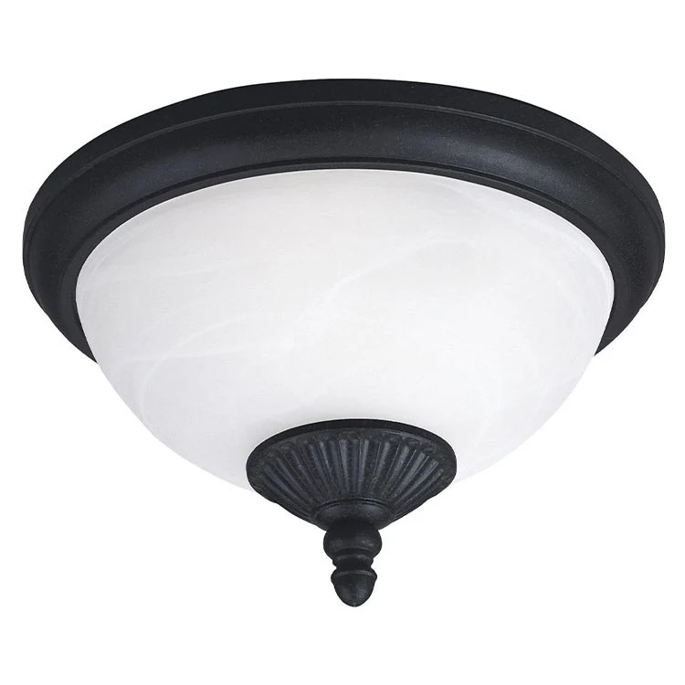 Yorktown Two-Light Outdoor Flush Mount Ceiling Fixture - Frankwebs