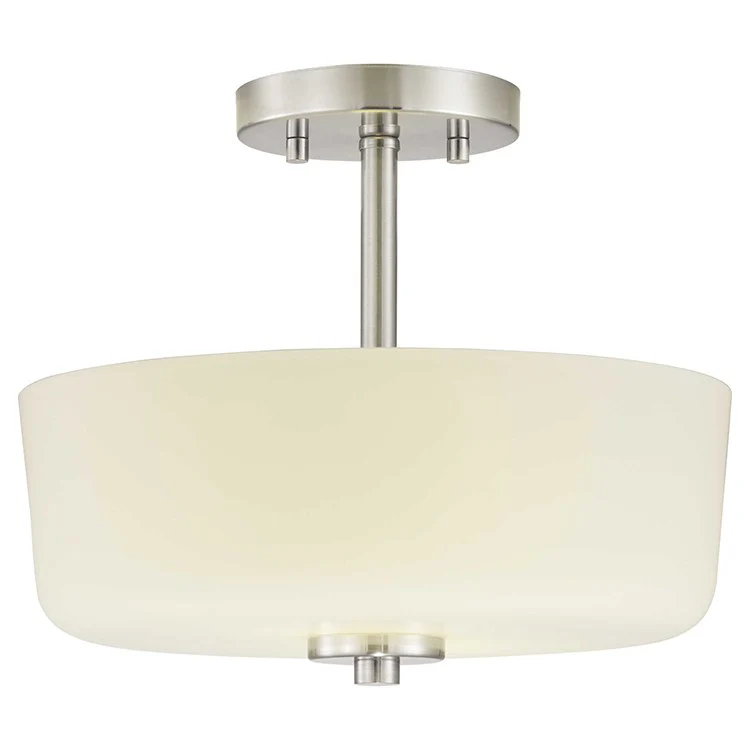 Tobin Two-Light Convertible Semi-Flush Mount Ceiling Fixture/Pendant - Frankwebs