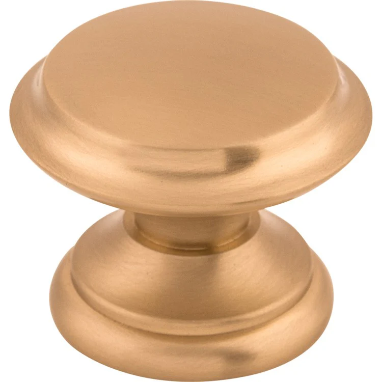 Knob Dakota Flat Top Round Honey Bronze Zinc Alloy 1-3/8 x 1-3/8 x 1-1/8 Inch 1-1/8 Inch - Frankwebs