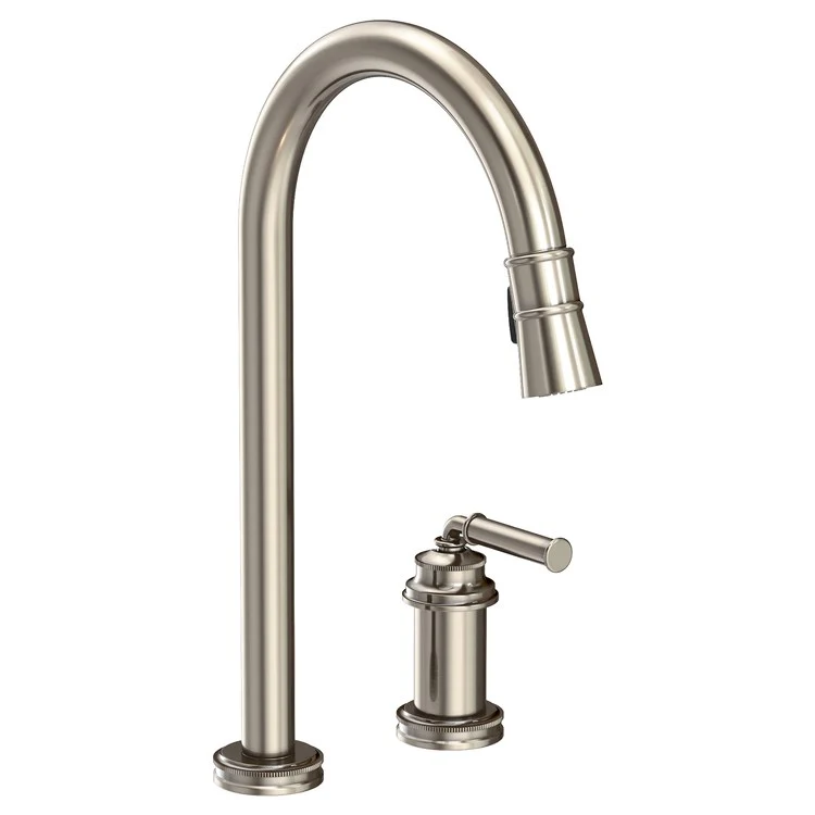 Kitchen Faucet Taft 1 Lever ADA Antique Brass Pull Down Spout Height 10-1/5 Inch 1.8 Gallons per Minute - Frankwebs