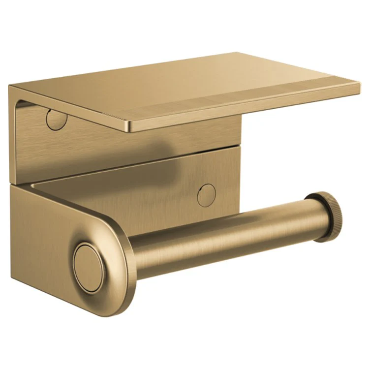 Toilet Paper Holder Kintsu Open Post Brilliance Luxe Nickel Metal 6-1/4 Inch 4 Inch Wall Mount - Frankwebs