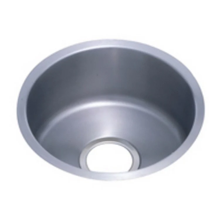 Sink Bowl Lustertone Classic Single Bowl Undermount with Reveal and Flat Bottom 18.375 x 8 Inch Lustrous Satin - Frankwebs