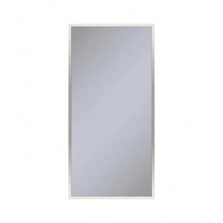 Medicine Cabinet Profiles 24W x 48H x 4D Inch 1 Doors Mirror Polished Nickel Flat Top Left Hand Side Electric - Frankwebs