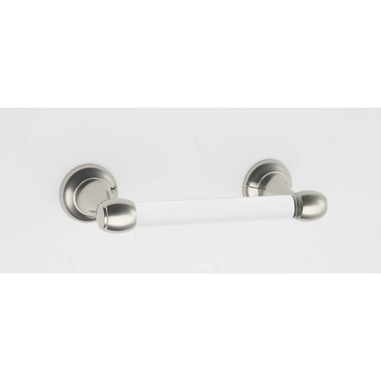 Toilet Paper Holder Royale Acrylic Bath Swing Unlacquered Brass 6-1/4 Inch 3-1/8 Inch Wall Mount - Frankwebs