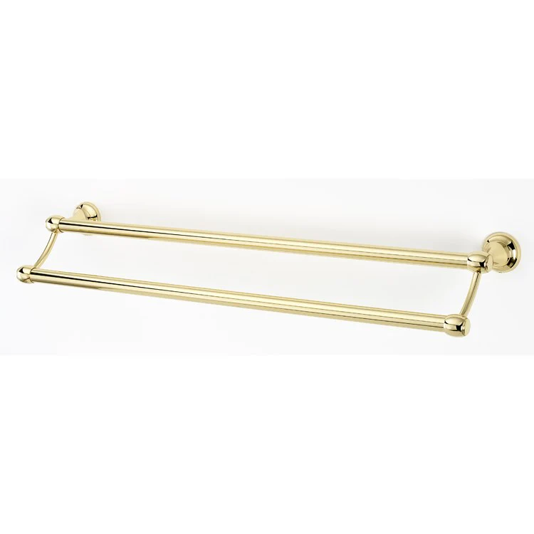 Towel Bar Royale Bath 24 Inch Double Satin Nickel Brass 5-9/16 Inch - Frankwebs