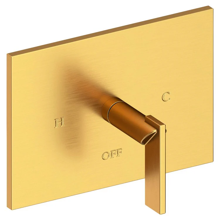 Pressure Balance Valve Trim Metro Rectangle 1 Lever Antique Nickel ADA Depth 3-1/2 Inch - Frankwebs