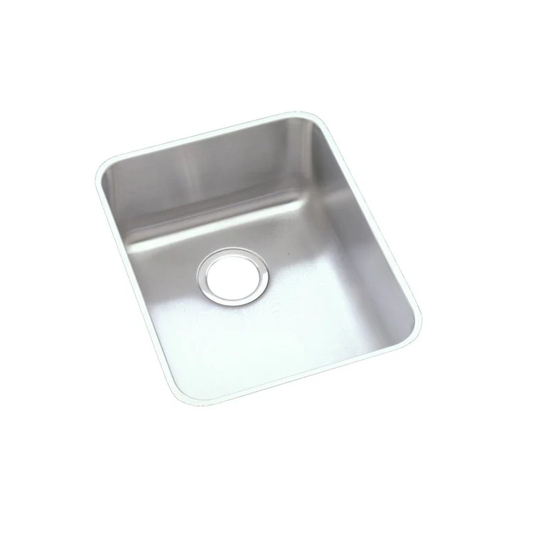 Kitchen Sink Lustertone Classic 16.5 x 20.5 Inch Single Bowl Kit Lustrous Satin Undermount Drain Location Rear Center - Frankwebs