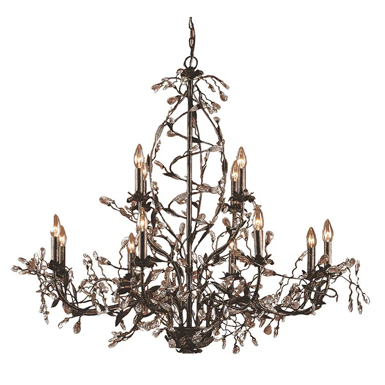 Circeo Twelve-Light Two-Tier Chandelier - Frankwebs