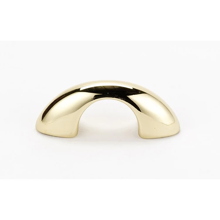 Pull Collection III Unlacquered Brass 1-1/2 Inch 2-1/8 Inch 1/2 Inch - Frankwebs