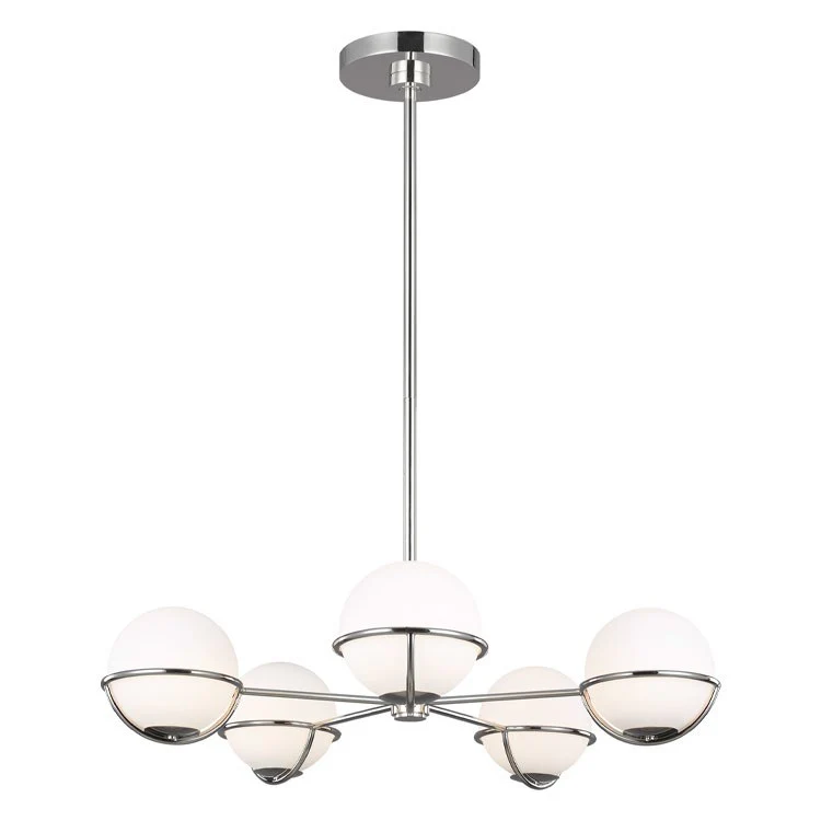 Apollo Five-Light Chandelier by Ellen - Frankwebs