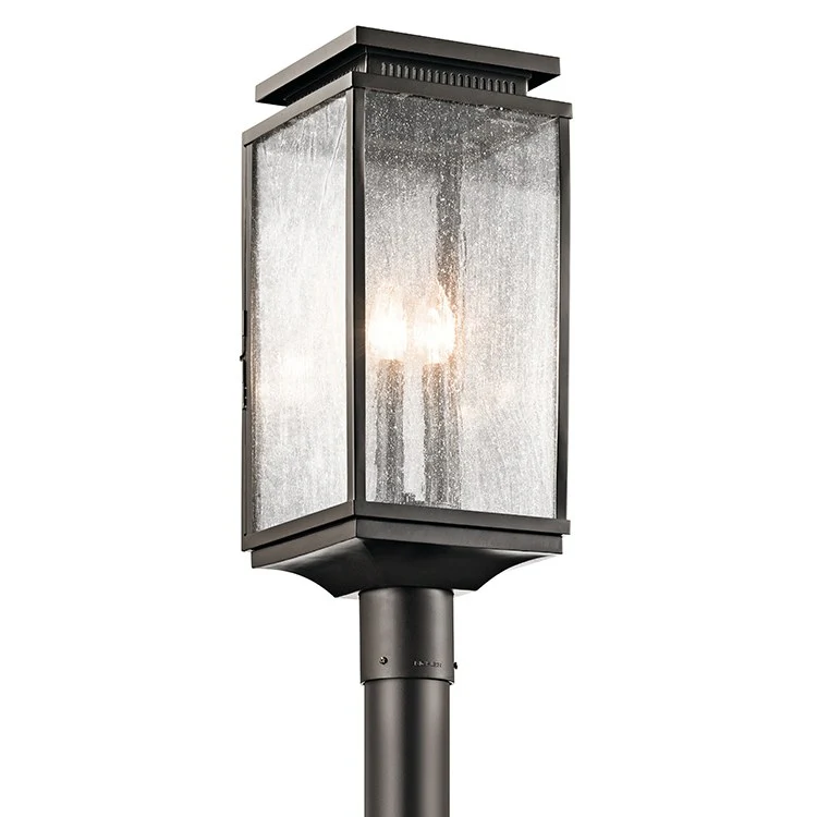 Manningham Three-Light Outdoor Post Lantern - Frankwebs