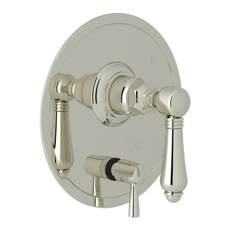 Pressure Balance Valve Trim with Diverter 1 Metal Lever Tuscan Brass 5.5 Gallons per Minute - Frankwebs