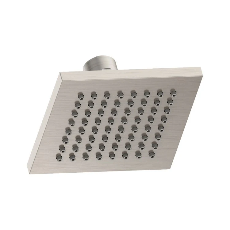 Showerhead Duro 1 Function Brushed Bronze 4 Inch 1.5 Gallons per Minute Fixed Full Spray - Frankwebs
