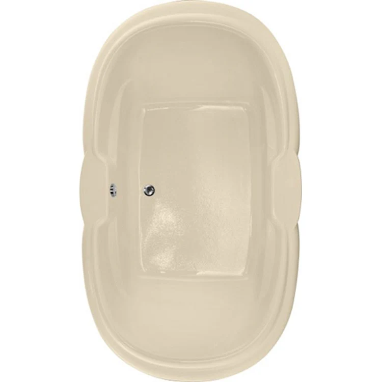 Air Tub Designer Collection Yvette Drop-In Bone Oval 8 Jet Acrylic 72 x 41-3/4 x 23 Inch - Frankwebs