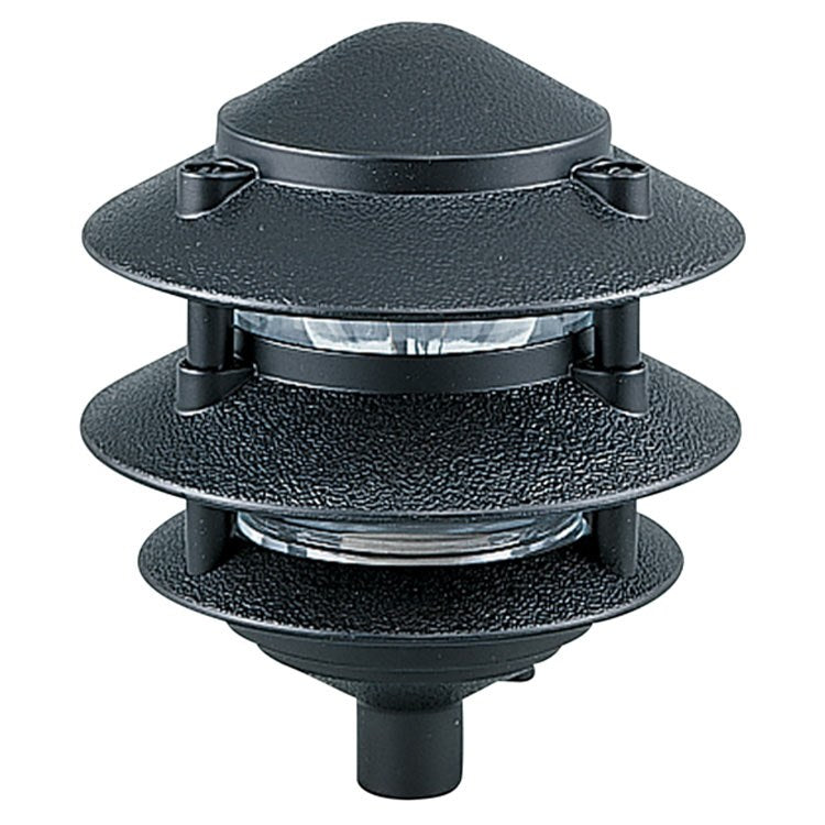 Path Light Landscape Lighting Outdoor 1 Lamp Black Glass or Shade Clear Diffuser - Frankwebs