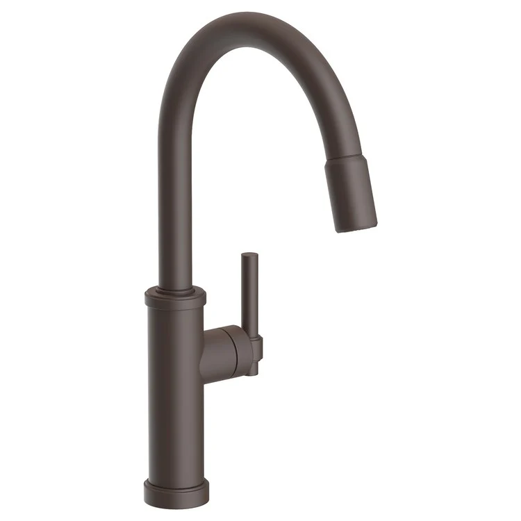 Kitchen Faucet Seager 1 Lever ADA Polished Brass Uncoated Living Pull Down Spout Height 10-4/5 Inch 1.8 Gallons per Minute - Frankwebs
