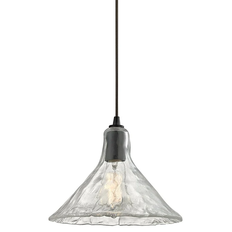 Hand Formed Glass Single-Light Pendant - Frankwebs