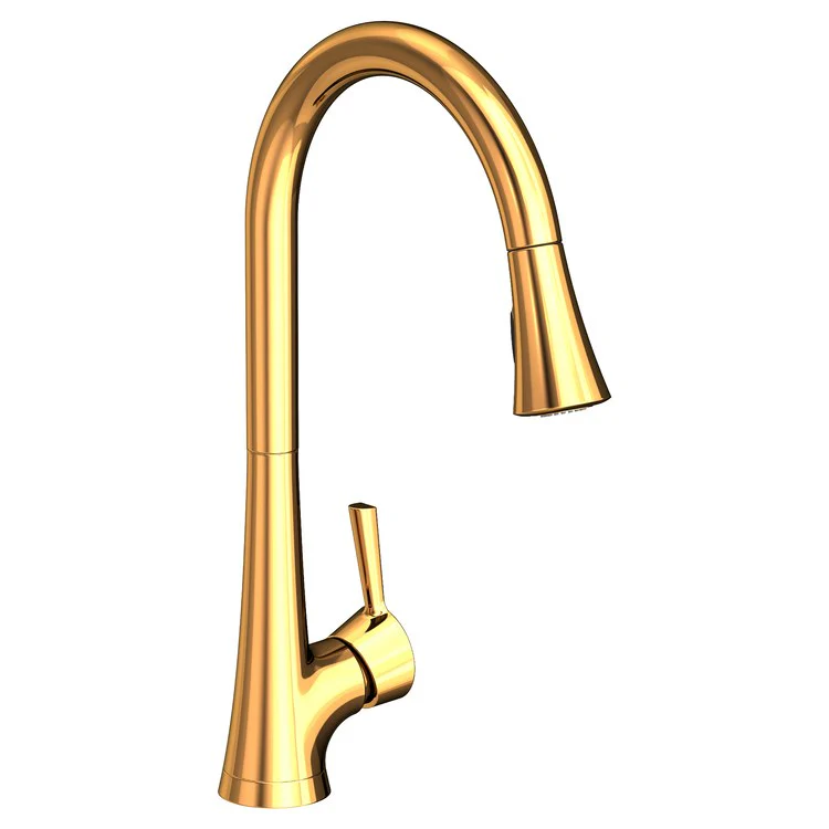 Kitchen Faucet Vespera 1 Lever ADA Matte White Pull Down Spout Height 10 Inch 1.8 Gallons per Minute - Frankwebs