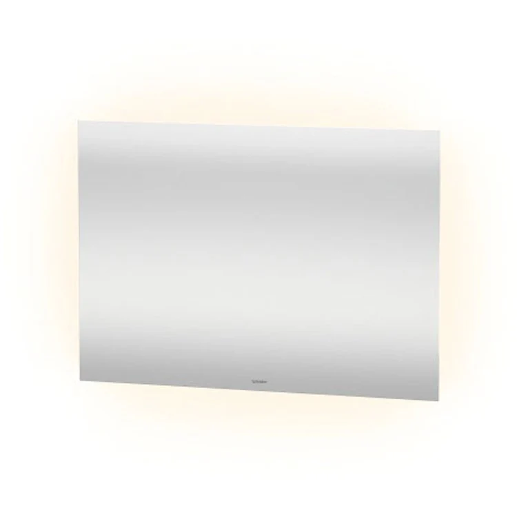 Mirror Light & Mirror 27-1/2 x 39-3/8 Inch White with Lighting Rectangle 1-1/4 Inch - Frankwebs
