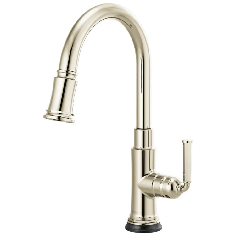 Kitchen Faucet Rook SmartTouch Pull Down 1 Lever ADA Brilliance Luxe Gold 1.8 Gallons per Minute - Frankwebs