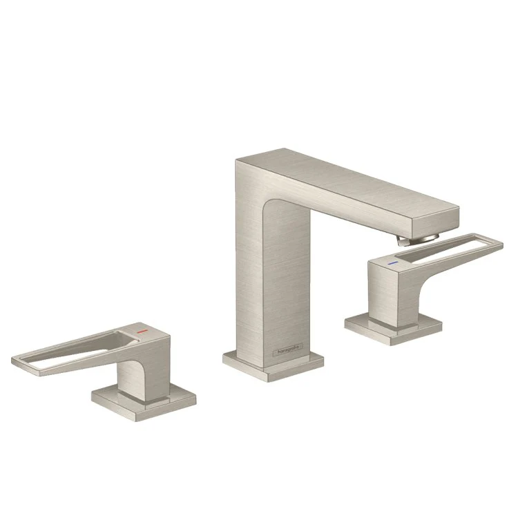 Metropol 110 Two Handle Widespread Bathroom Faucet with Pop-Up Drain - Frankwebs