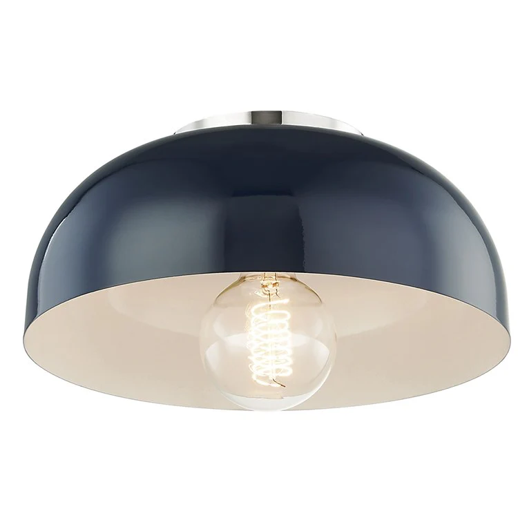 Avery Single-Light Small Semi-Flush Mount Ceiling Fixture - Frankwebs