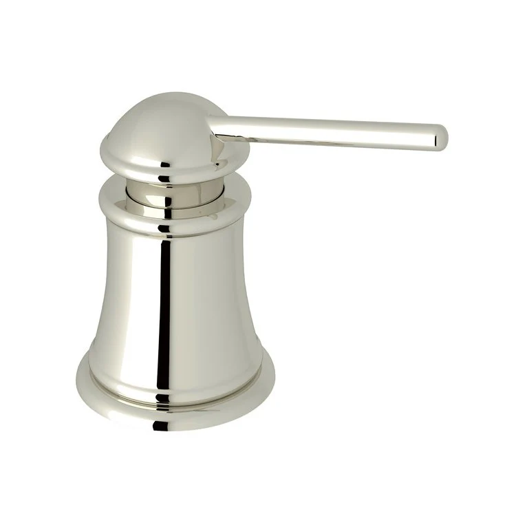Soap Dispenser Polished Nickel Deck Mount Plastic Brass & Lotion 12 Fluid Ounce 3 Inch - Frankwebs