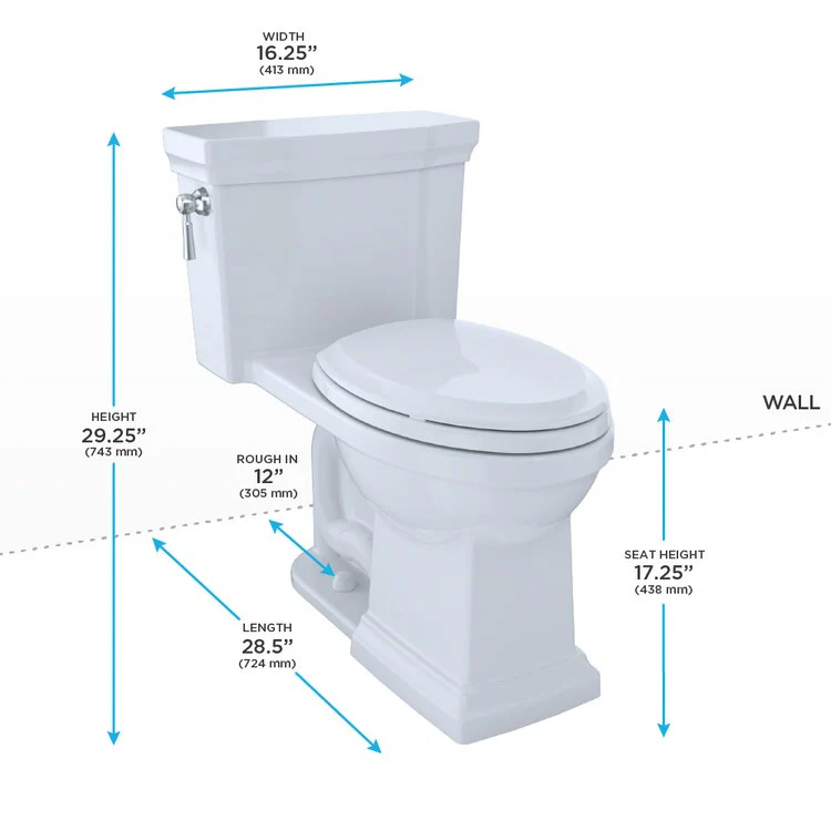 Promenade II 1G One-Piece High-Efficiency Elongated Toilet - Frankwebs