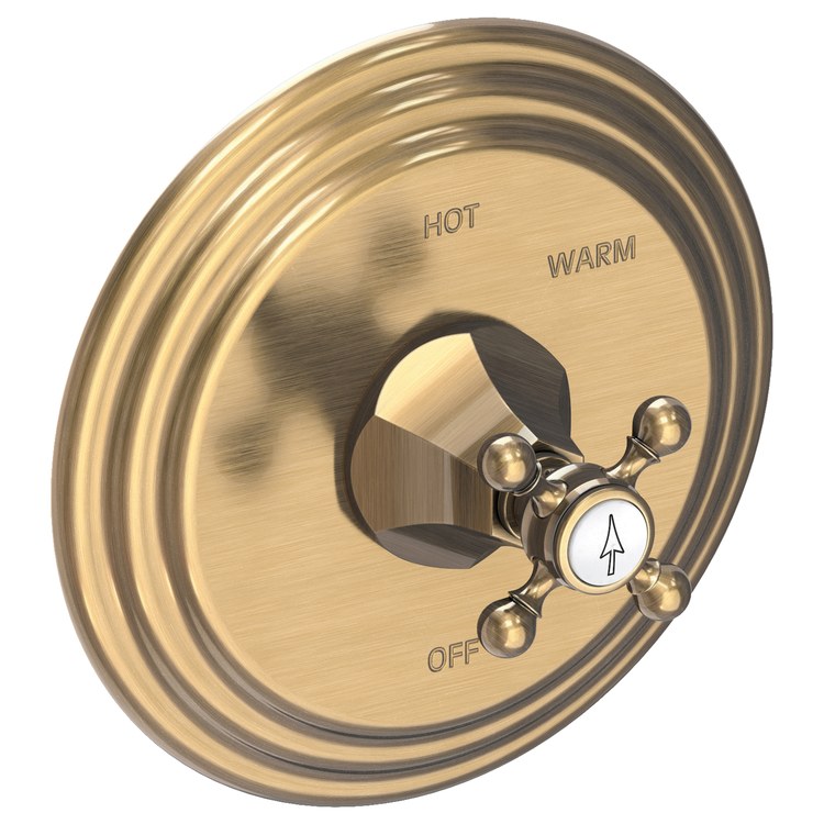 Pressure Balance Valve Trim Metropole Arrow Insert 1 Cross English Bronze ADA Depth 3-5/8 Inch - Frankwebs