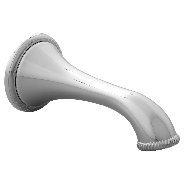 Tub Spout Amisa Less Diverter Polished Chrome 6-2/7 Inch Brass - Frankwebs