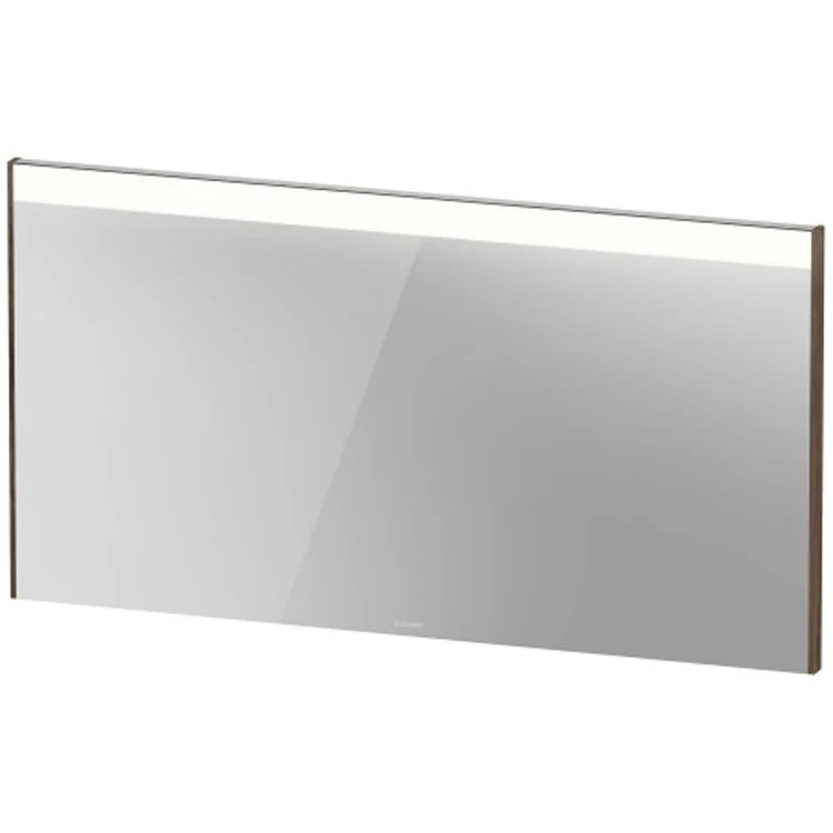 Mirror Brioso 52 x 27-1/2 Inch White High Gloss with Lighting Rectangle 1-3/8 Inch - Frankwebs