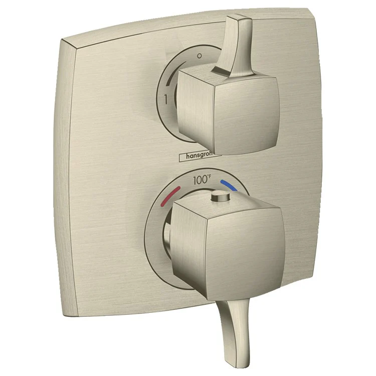 Metropol Classic Two Handle Thermostatic Valve Trim with Volume Control - Frankwebs
