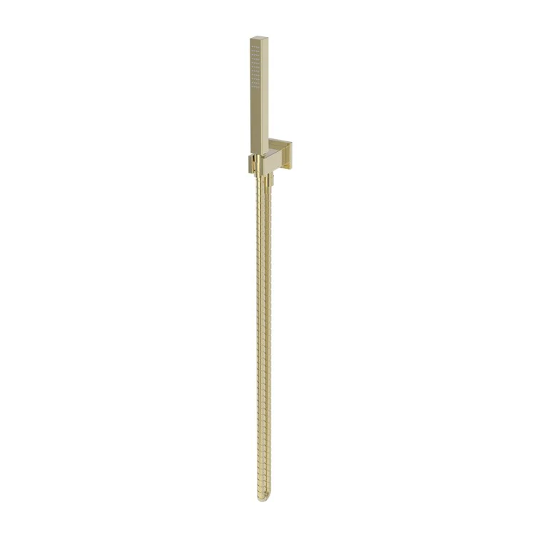 Handshower Set Tub and Shower Contemporary Square Plate Polished Brass Uncoated Living 1 Function 1.8 Gallons per Minute - Frankwebs