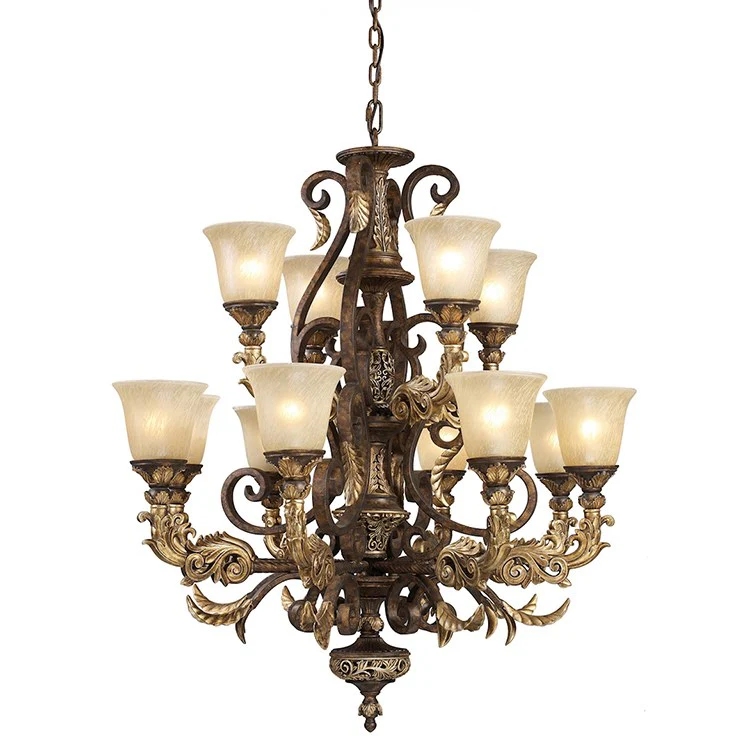 Regency Twelve-Light Two-Tier LED Chandelier - Frankwebs