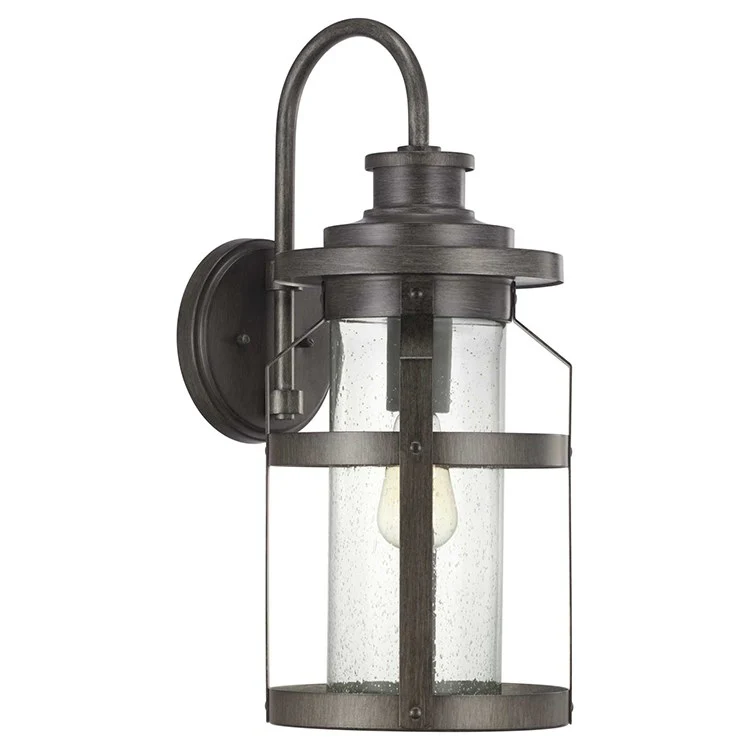 Haslett Single-Light Outdoor Large Wall Lantern - Frankwebs