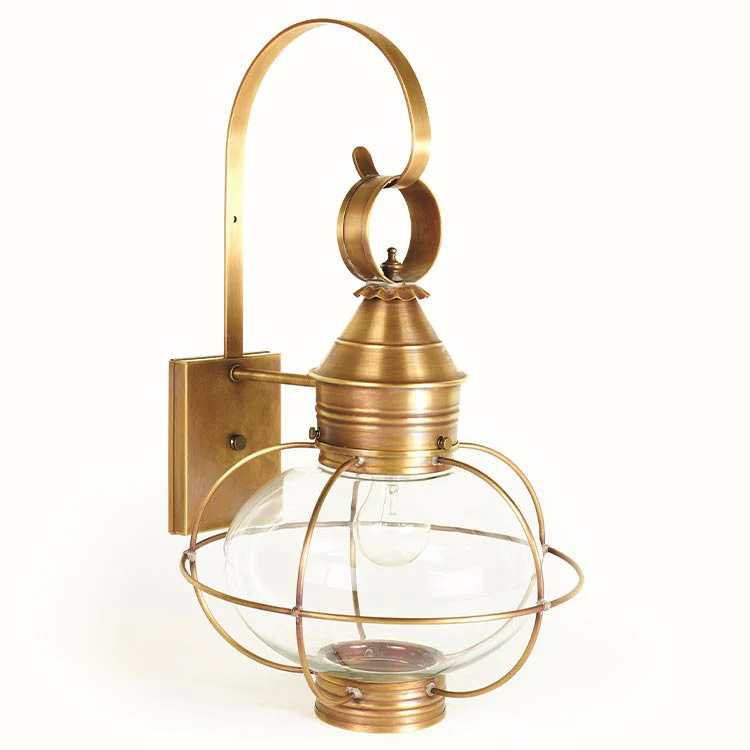 Caged Onion Single-Light Extra-Large Outdoor Wall Lantern - Frankwebs