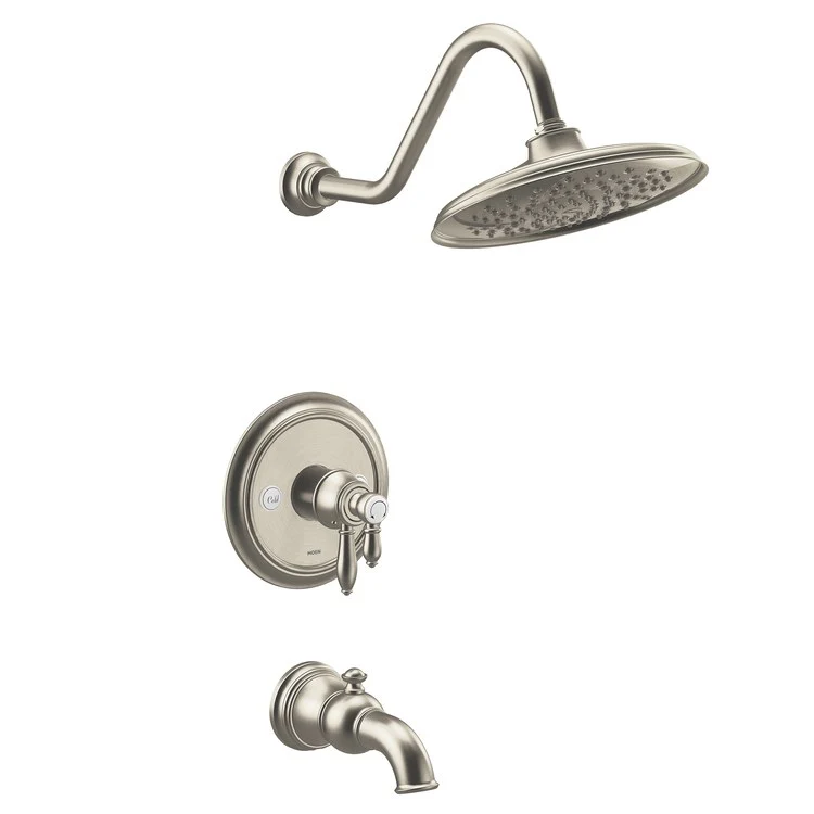 Tub and Shower Trim Weymouth M-Core 4-Series 2 Lever Chrome WaterSense ADA 1.75 Gallons per Minute - Frankwebs