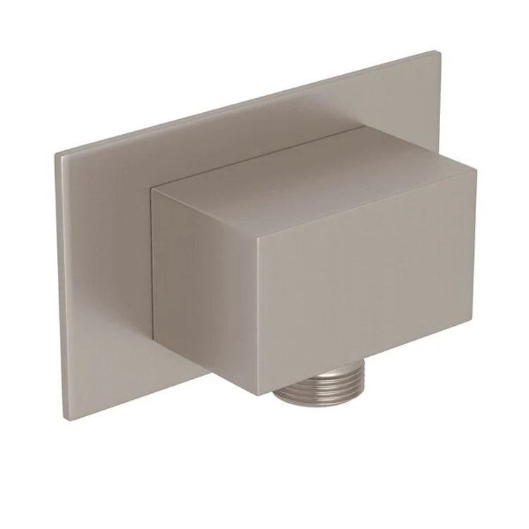 Handshower Elbow Square Outlet Brass Satin Nickel 1/2IN Female NPT Inlet 1/2IN Male Outlet - Frankwebs
