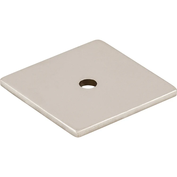 Knob Backplate Sanctuary Square Polished Nickel 1-1/4 Inch 1 Hole Zinc Alloy - Frankwebs